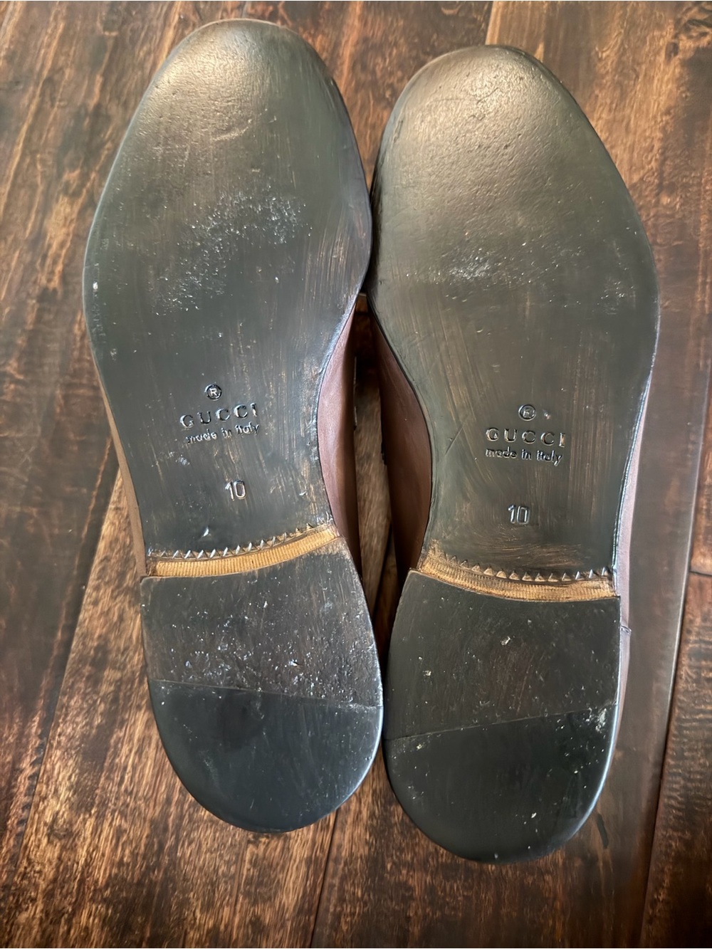 Men's Gucci Jordaan Loafers Sz UK 10 - Picture 6 of 8